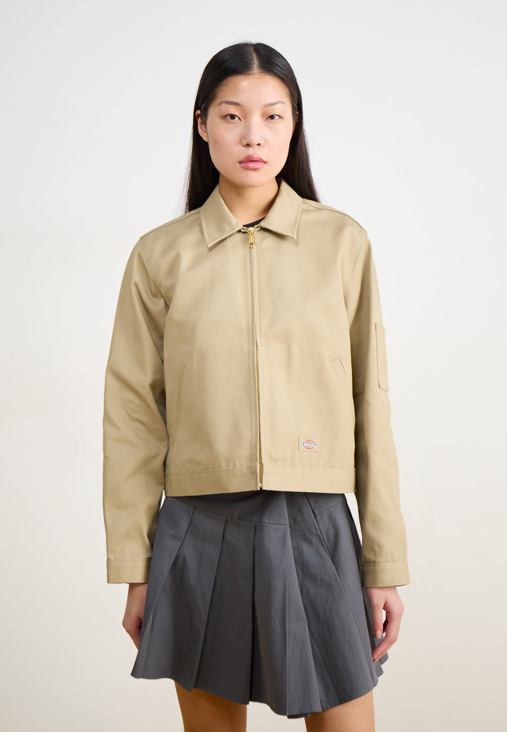 

Летняя куртка UNLINED CROPPED EISENHOWER JACKET Dickies, бежевый