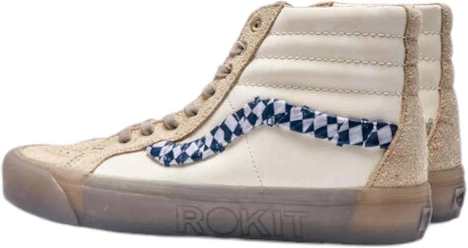 Vans - Мужские кожаные кроссовки Sk8-Hi 38 DX WS ROKI TRNSL, Black — фото 4