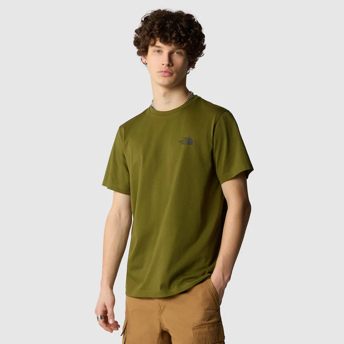 

Мужская футболка Simple Dome The North Face, зеленый