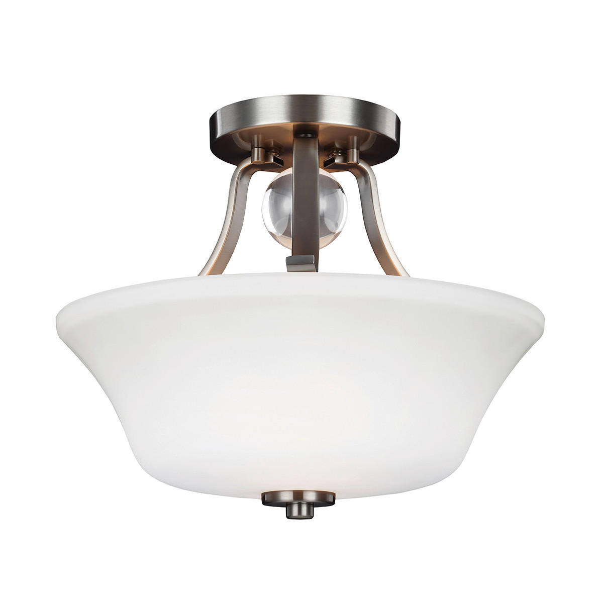 

Потолочный светильник Elstead Lighting, 35,2x29,7 см, никельной