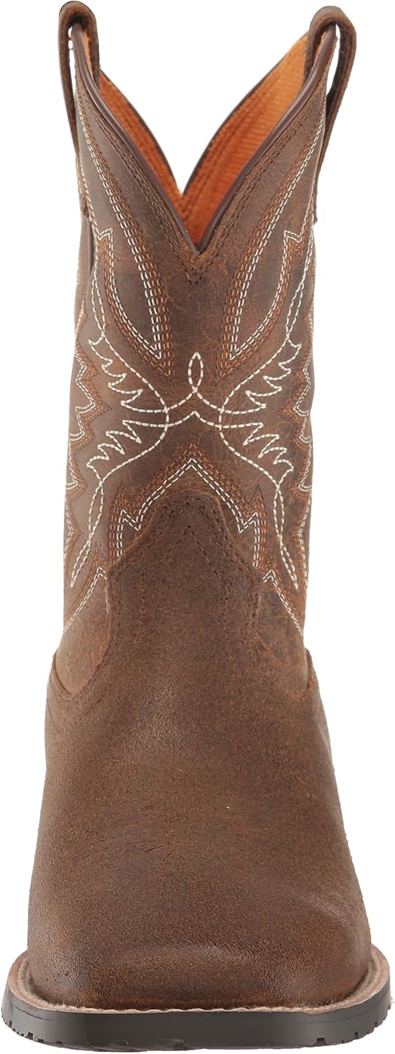 Унисекс детские сапоги Ariat Hybrid Rancher вестерн, Distressed Tan — фото 2