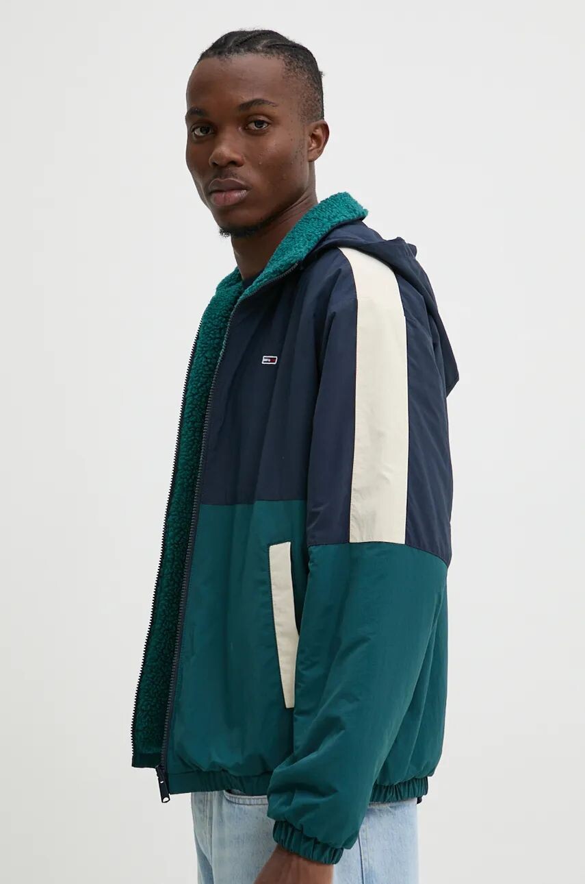 

Двусторонняя куртка Tommy Jeans, бирюзовый
