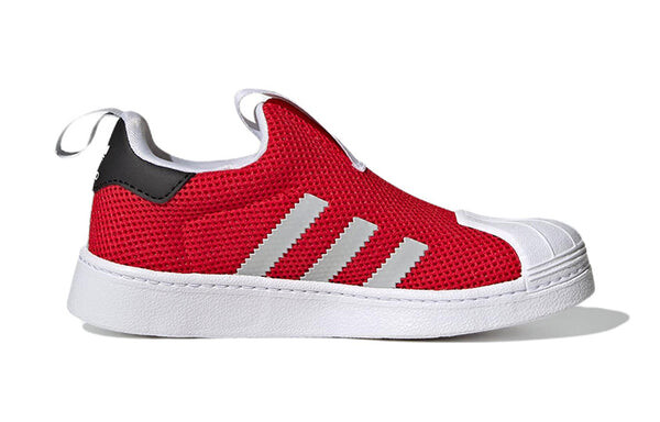Кроссовки суперзвезда 360 Adidas, красный — фото 2