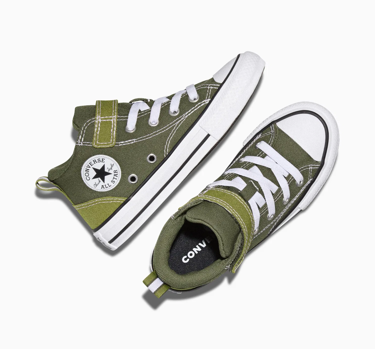 Кроссовки Converse зеленого цвета — фото 2