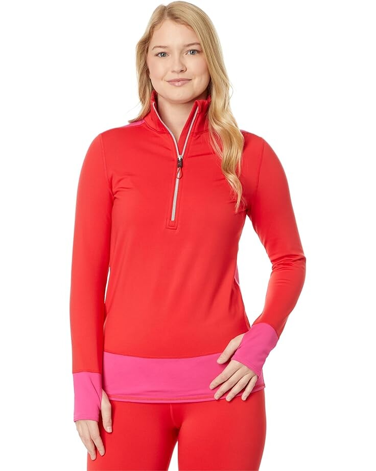 

Пуловер Hot Chillys Micro Elite Chamois Color-Block Zip-T, цвет Modern/Granite