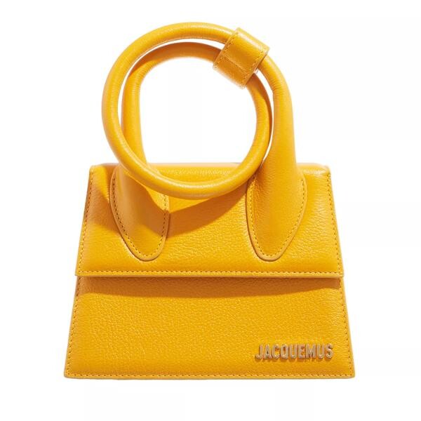 

Сумка top handle leather bag Jacquemus, оранжевый