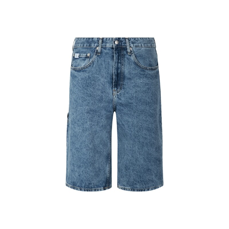 

Джинсовые шорты мужские джинсовые синие Calvin Klein, синий
