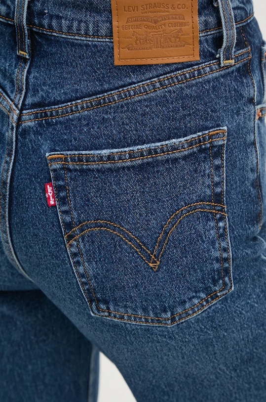 Джинсы Ribcage прямые укороченные Levi'S, темно-синий — фото 4