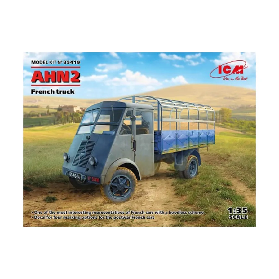 

2-тонный грузовик французской армии AHN2, Military Models 1/35 Scale (ICM)