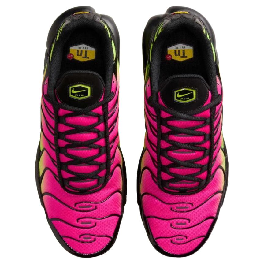 Кроссовки для бега Air Max Plus Breathable Support Unisex Pink Green Nike, розовый — фото 4