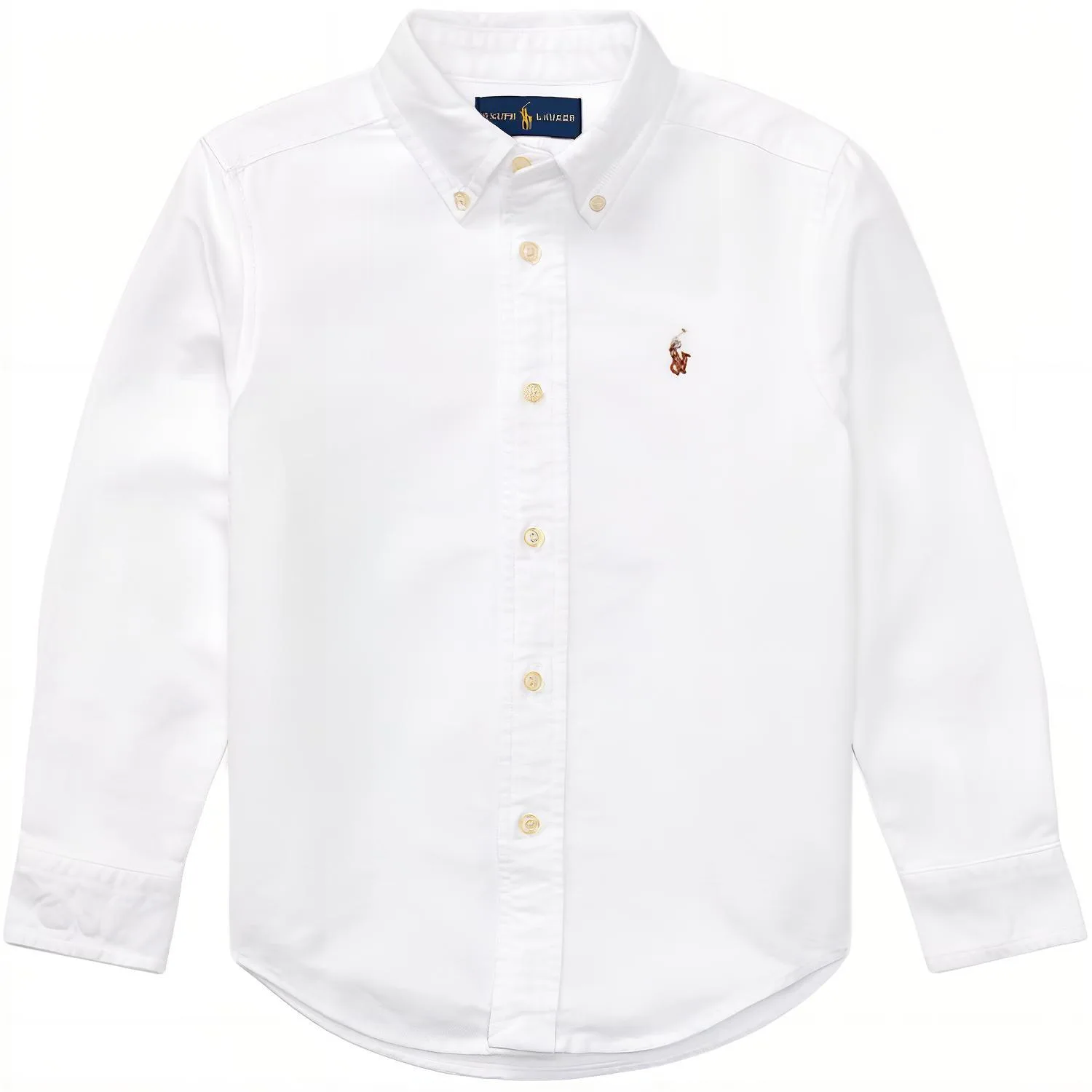 Polo Ralph Lauren Футболка с логотипом бренда белая для детей