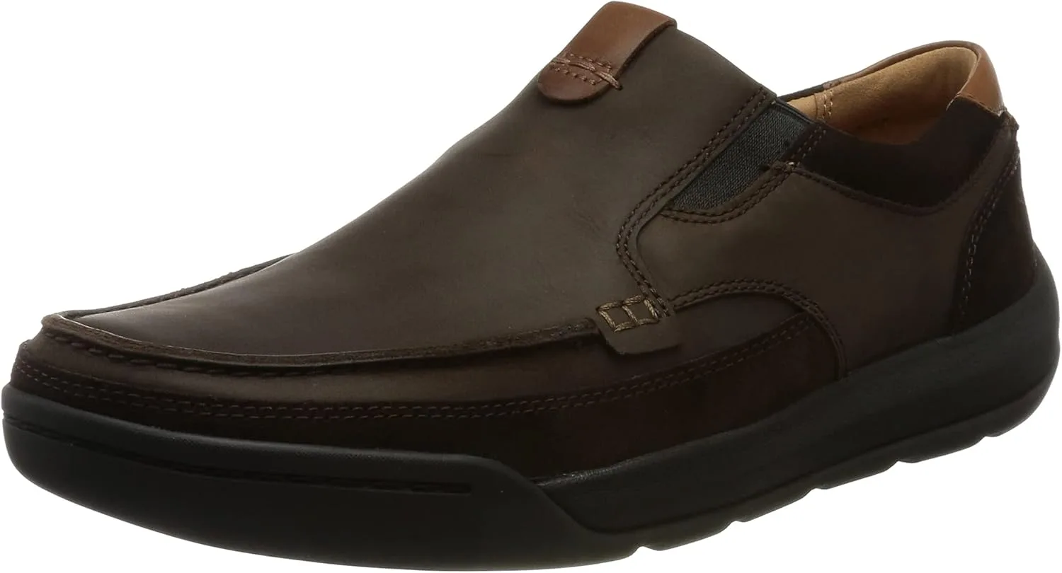 Мужские лоферы Clarks Ashcombe, темно-коричневый