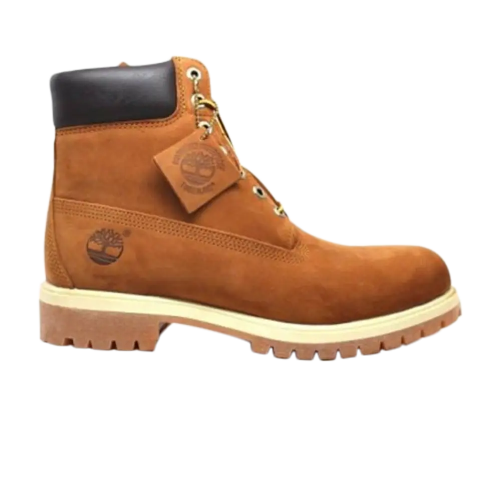 Ботинки Timberland Premium 6 Inch с логотипом, коричневый / черный