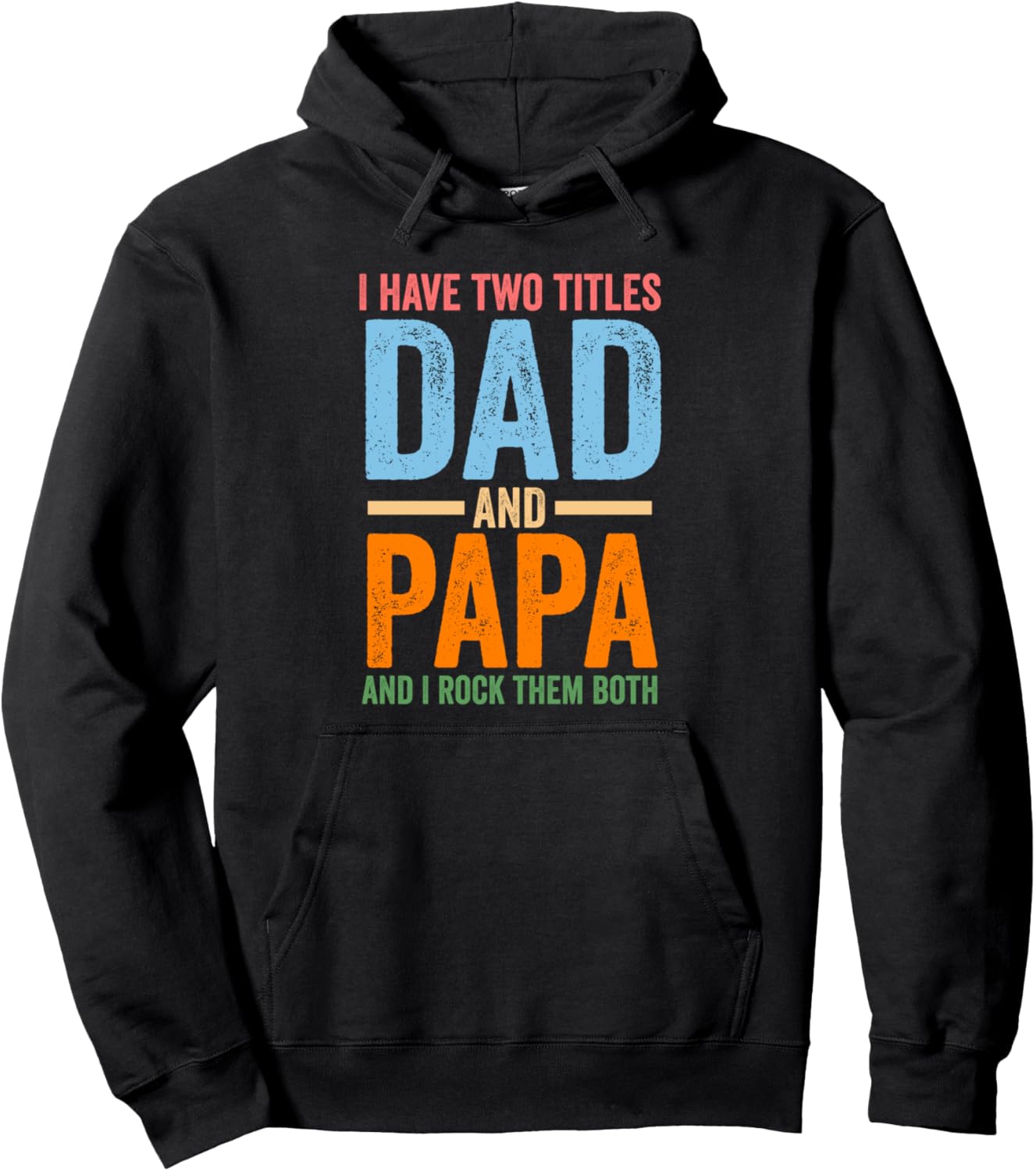 

У меня два титула: папа и дедушка (худи) Grandfather Grandson Gift Ideas, черный