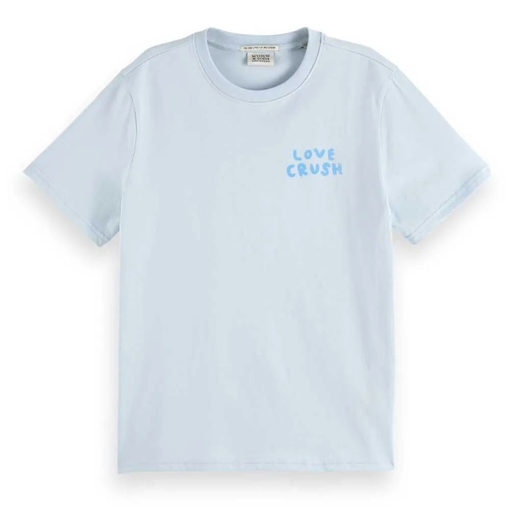 

Футболка с коротким рукавом Scotch & Soda Art Work Regular Fit, синий