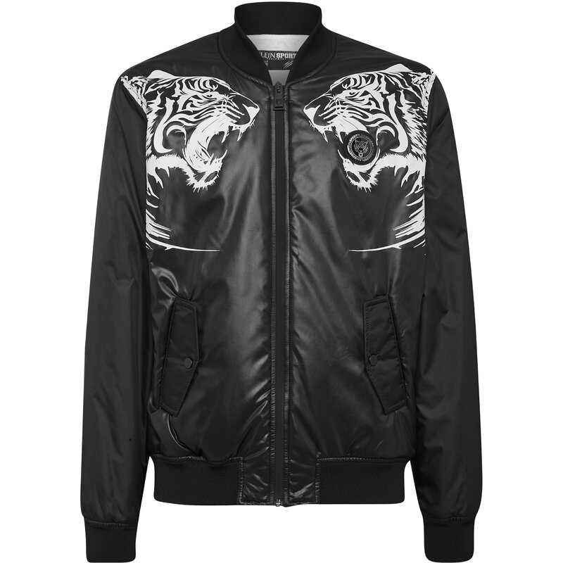 

Блейзер тигрового цвета Plein Sport, черный