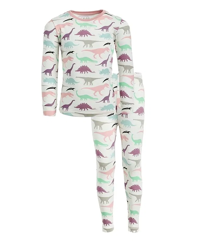 Пижама с принтом длинный рукав Kickee Pants Kids, Dove Bulldogs