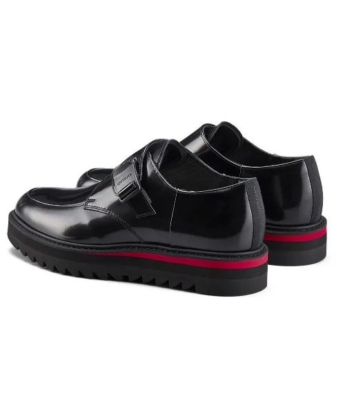 Унисекс туфли-монки с регулируемым ремнём MONK-S THE ONITSUKA чёрные — фото 4