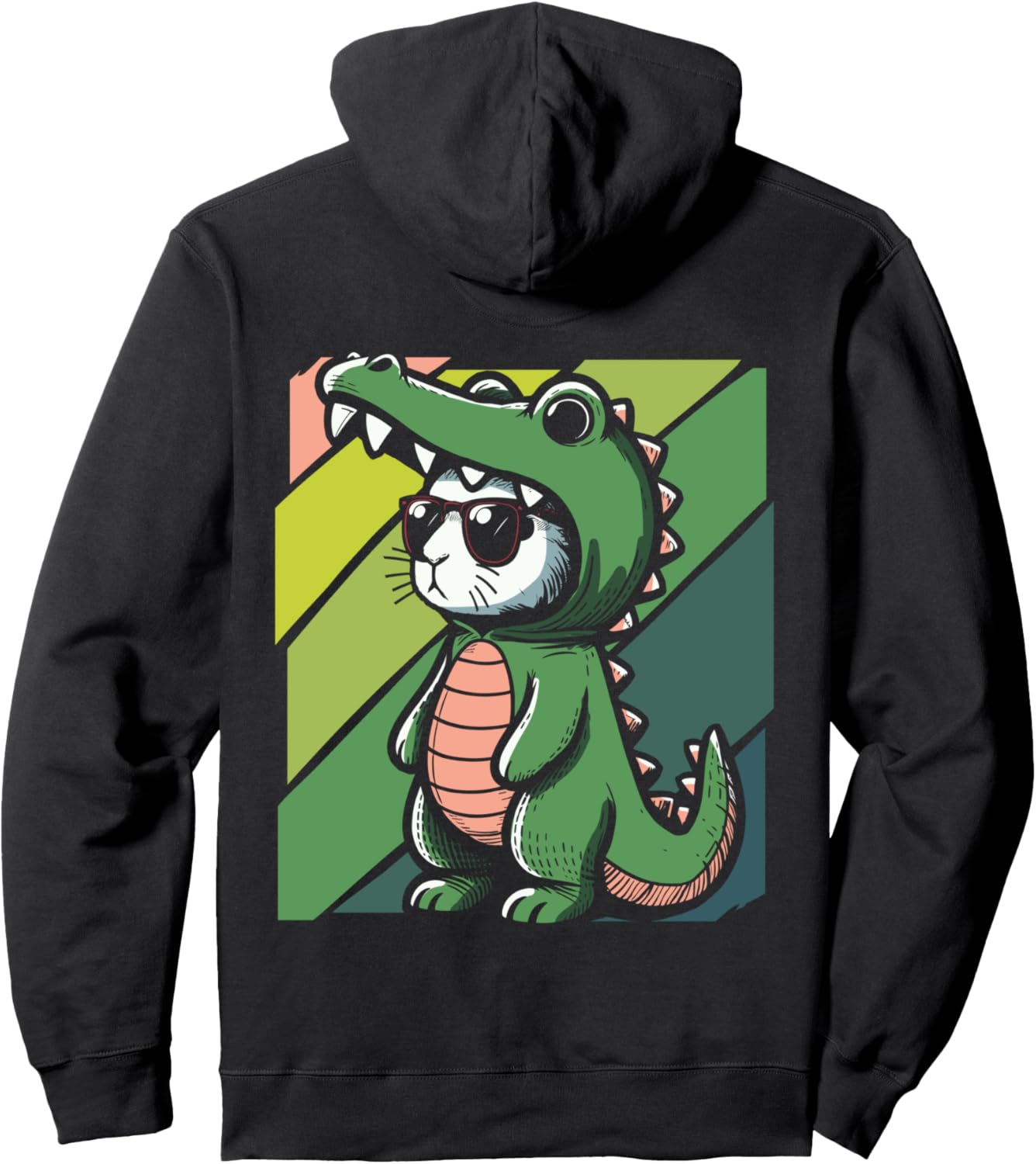 

Худи с изображением крокодила и кролика, черное Croc Bunnies Crocodile Hare, Черный, Худи с изображением крокодила и кролика, черное Croc Bunnies Crocodile Hare