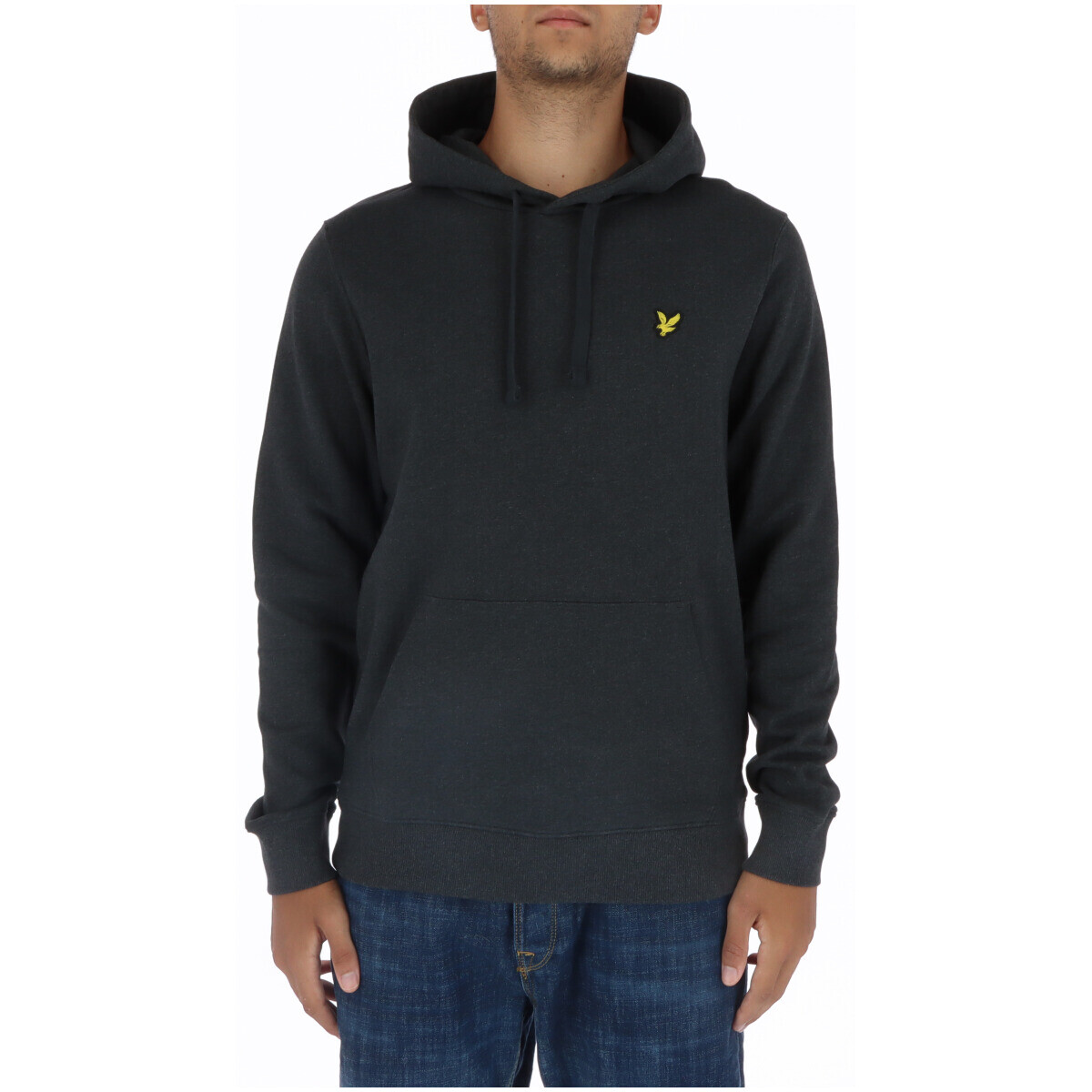 

Толстовка мужская Lyle & Scott с капюшоном и карманом, темно-серый