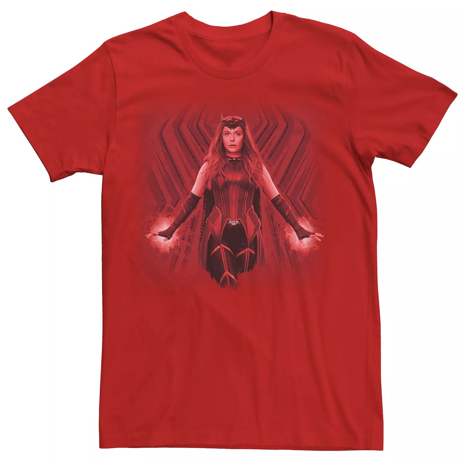 

Мужская футболка с фактурным портретом Marvel WandaVision Scarlet Witch Licensed Character