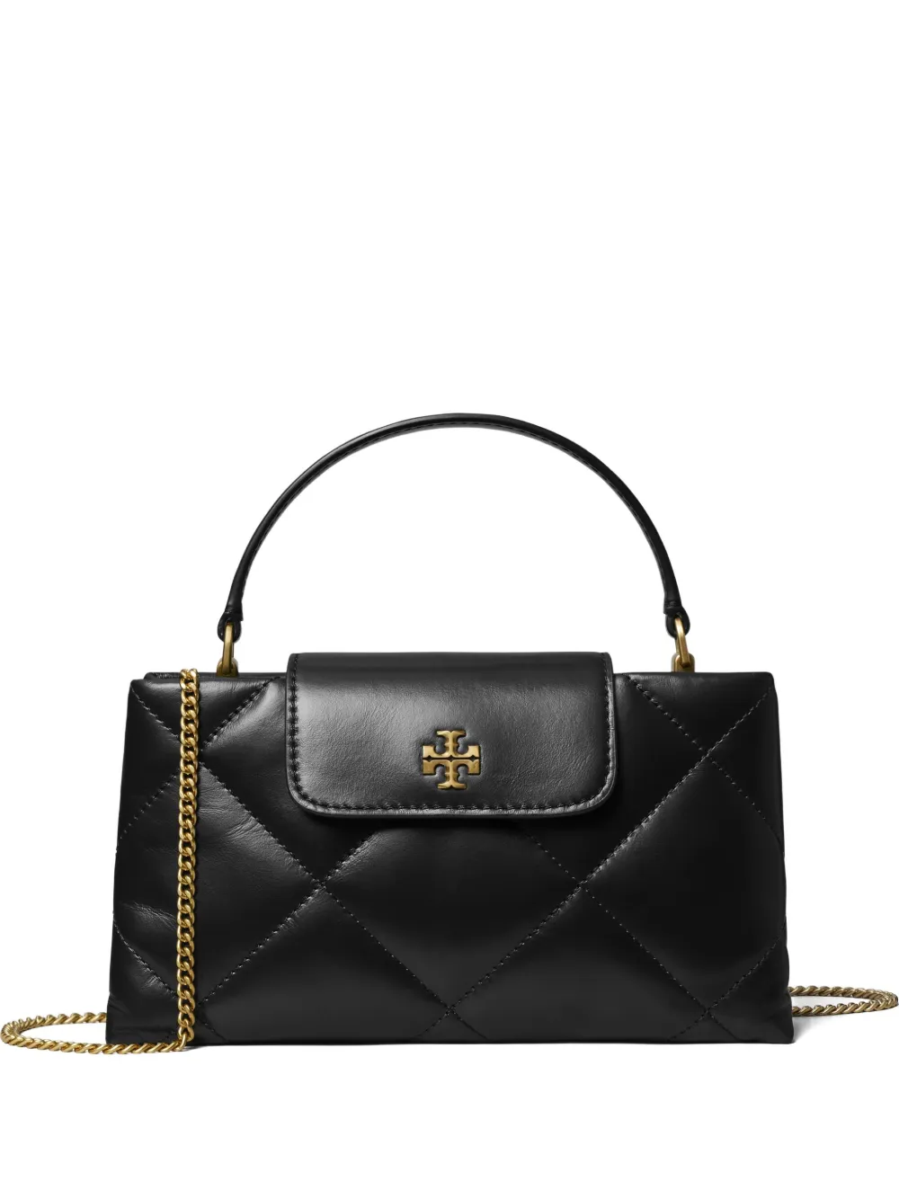 

Мини-сумка Kira с алмазной стёжкой Tory Burch, черный