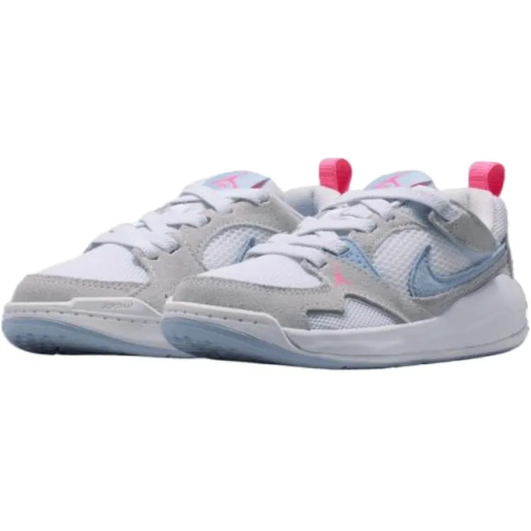 Jordan Детские кроссовки cmft era lifestyle белый кобальтовый синий футбольный серый розовый послесвечение для детей 3-7 лет — фото 3
