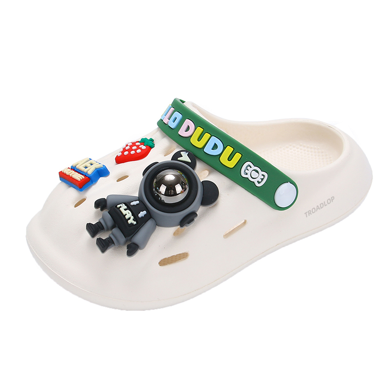 

Нескользящие, износостойкие, легкие, амортизирующие детские сандалии для детей TROADLOP, экрю