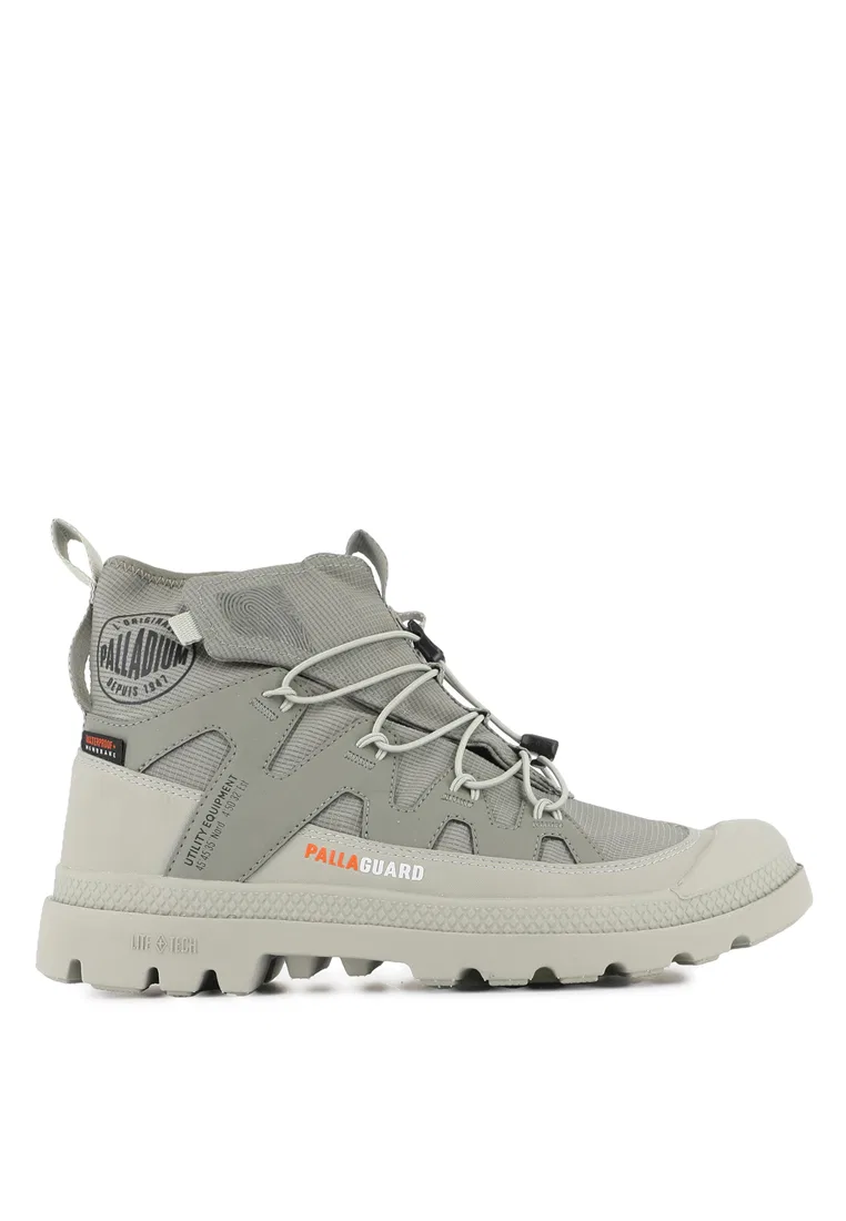 Кроссовки-ботинки высокие, водонепроницаемые, PAMPA LITE WATERPROOF, UNISEX Palladium, серый
