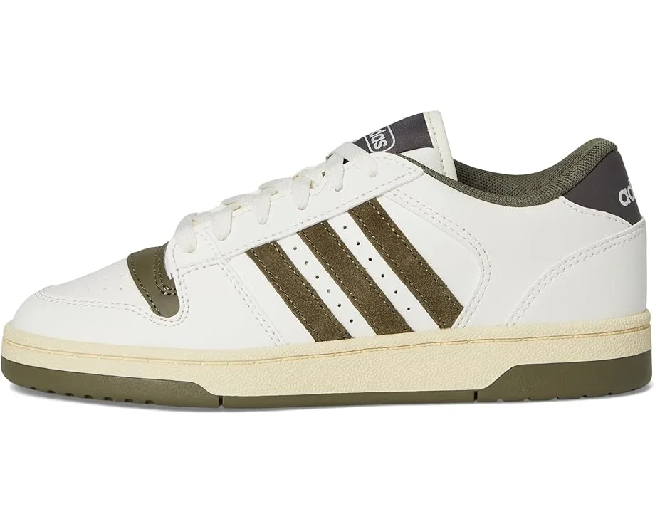 Кроссовки Adidas Kids Break Start Shoes, White/Olive Strata/Charcoal — фото 4