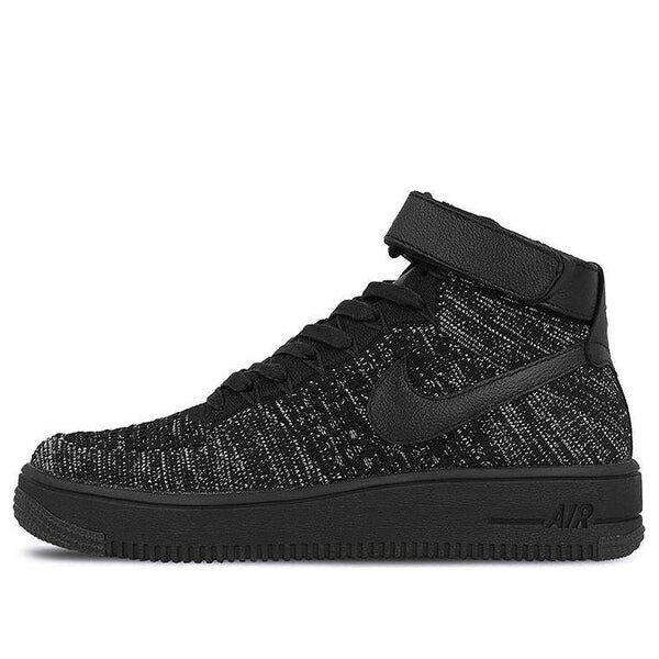 

Кроссовки air force 1 flyknit Nike, черный