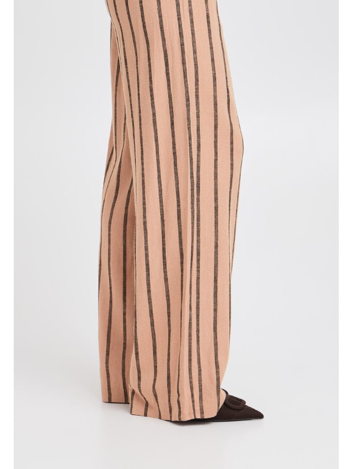 

B. young Повседневные брюки BYJOHANNA, стандартный крой, цвет «кофе с молоком» (смесь разных оттенков)