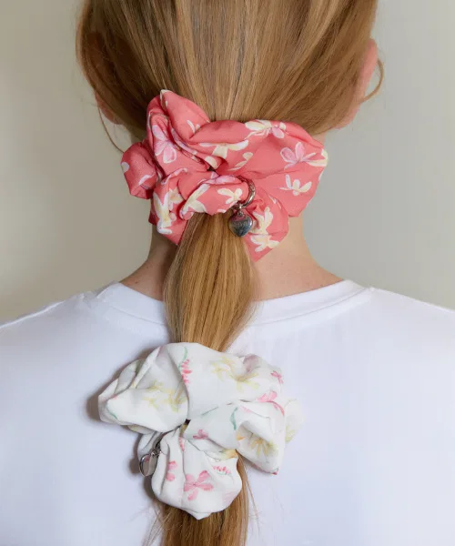 Резинка для волос Pattern Scrunch красный SINOON — фото 2
