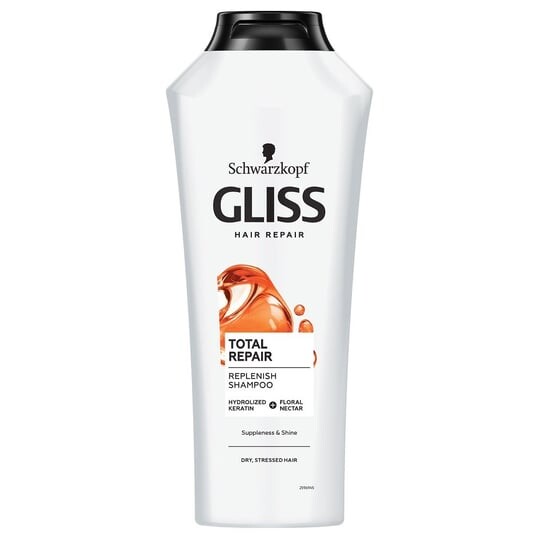 

Шампунь для сухих и поврежденных волос, 400 мл Schwarzkopf, Gliss Kur Total Repair