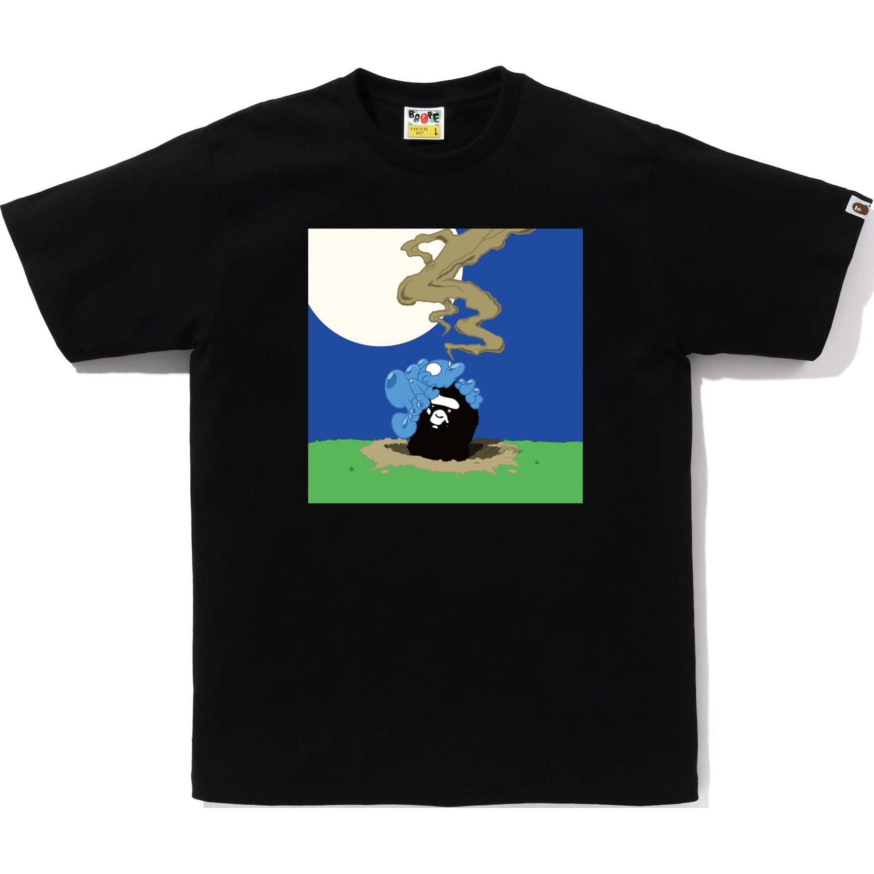 Футболка Bape Gallery X Coin Parking Delivery A BATHING APE, черная — фото 2