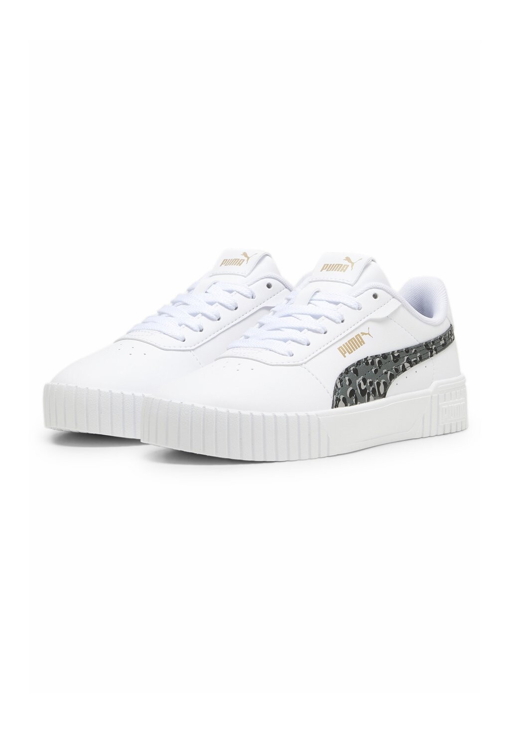 Кроссовки низкие CARINA 2 0 ANIMAL UPDATE Puma, цвет white mineral gray gold — фото 2