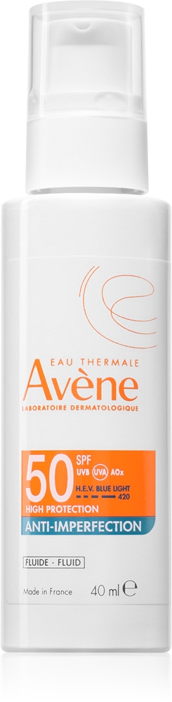 

Солнцезащитный флюид для жирной и комбинированной кожи Avène, spf 50 40 мл