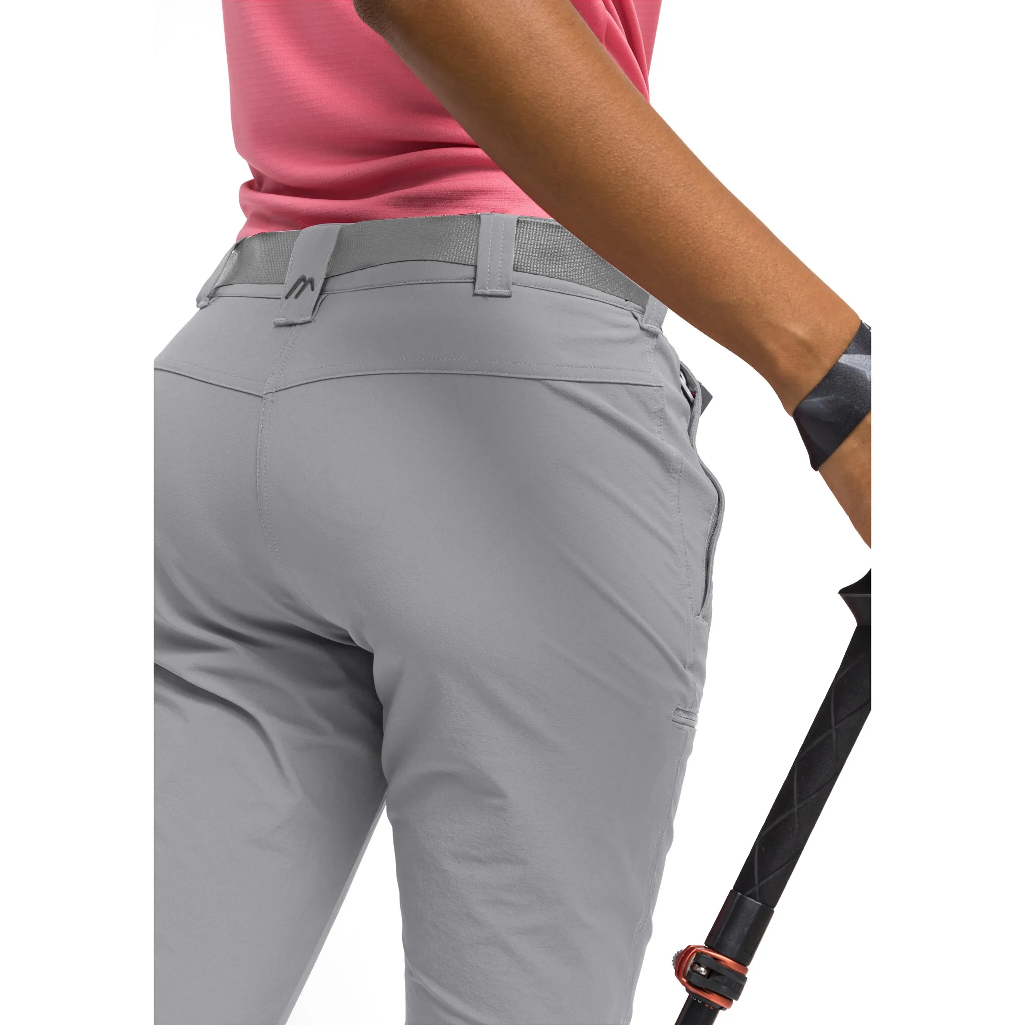 

Капри Maier Sports "Inara slim 3/4", женские походные брюки, дышащие уличные брюки, брюки 3/4 с 3 карманами, серый