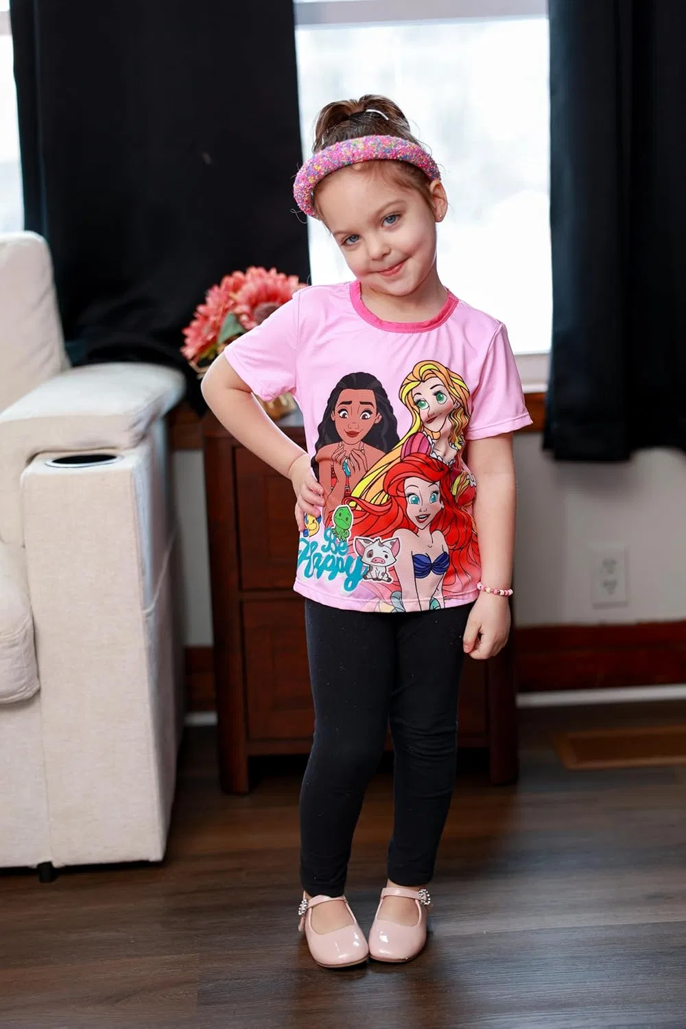 Футболка с графическим принтом Disney Princess Frozen Marvel Stitch Minnie Mickey Star Wars для девочек и мальчиков, быстросохнущая, с защитой от УФ-излучения, размер 2-9 лет — фото 3