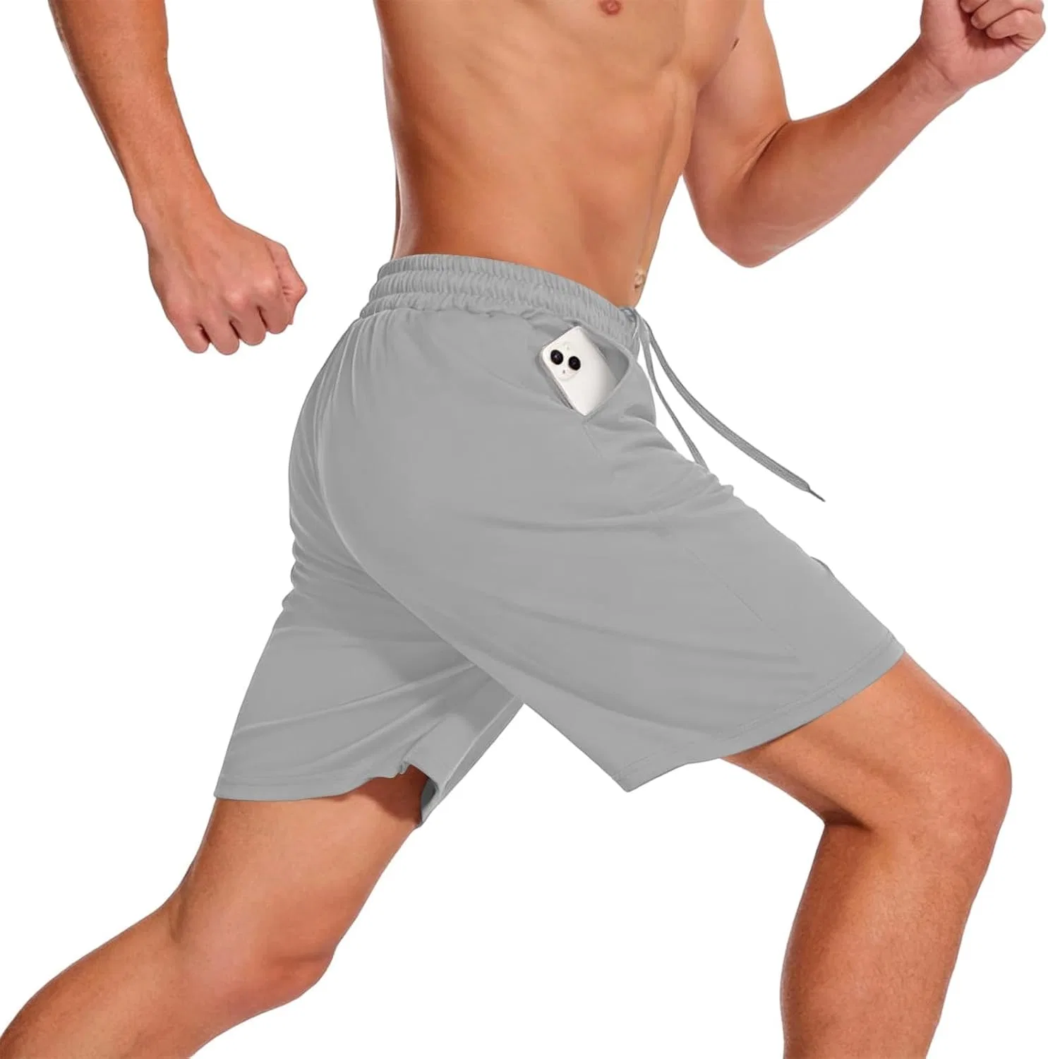 Мужские шорты Athletic Running Shorts, Light Ashy — фото 2