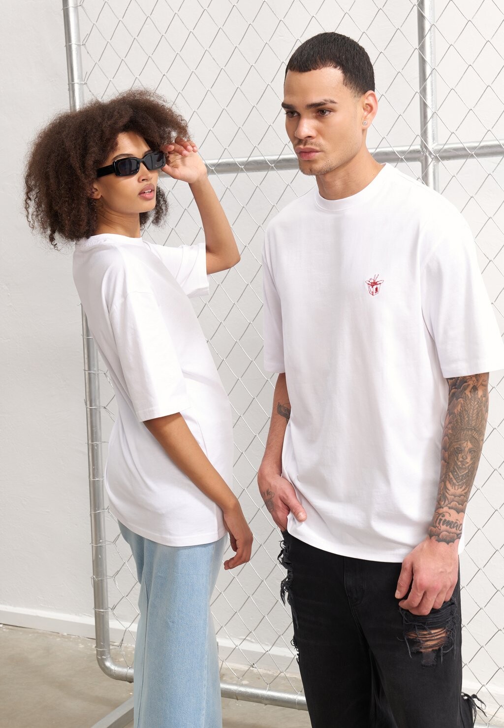 

Футболка с набивным рисунком Unisex YOURTURN, белая