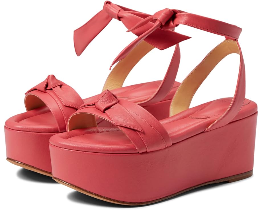 

Туфли Alexandre Birman Clarita Flatform, цвет Hot Coral