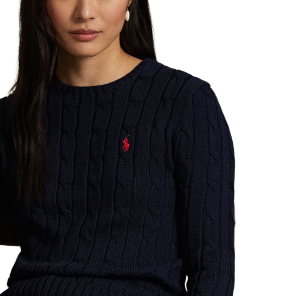 Топ женский Polo Ralph Lauren, темно-синий — фото 4