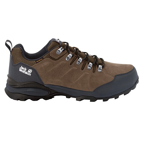 

Мультиспортивная обувь Jack Wolfskin Refugio Texapore Low, цвет Brown/Phantom