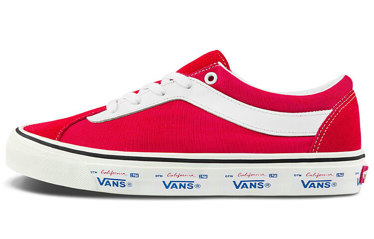 

Кроссовки Vans Bold Ni Red Unisex 'Red White', Белый, Кроссовки Vans Bold Ni Red Unisex 'Red White'