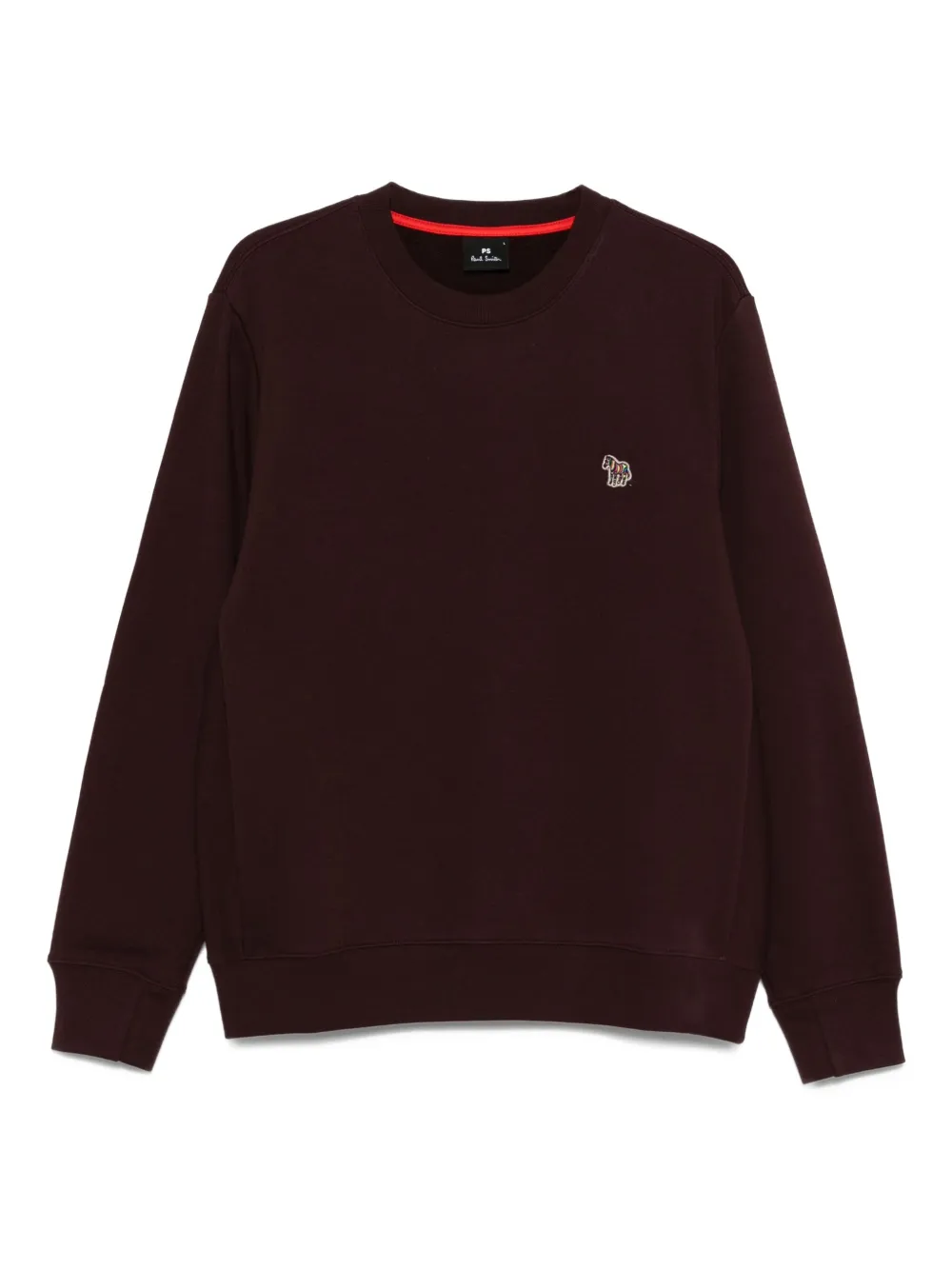 

Свитер с круглым вырезом и вышитым логотипом PS Paul Smith, красный