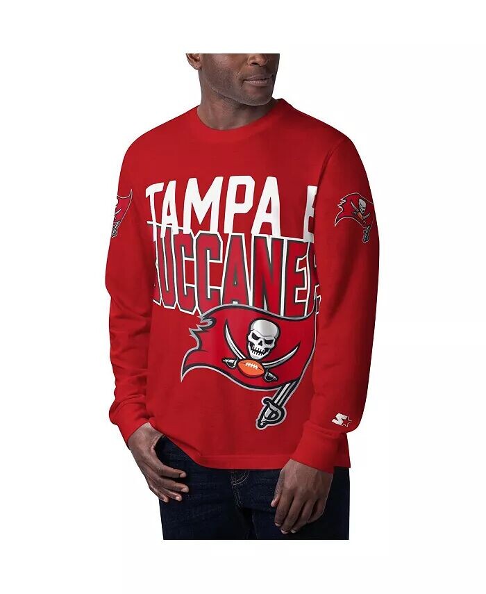 

Мужская красная футболка Tampa Bay Buccaneers Clutch Hit с длинным рукавом Starter