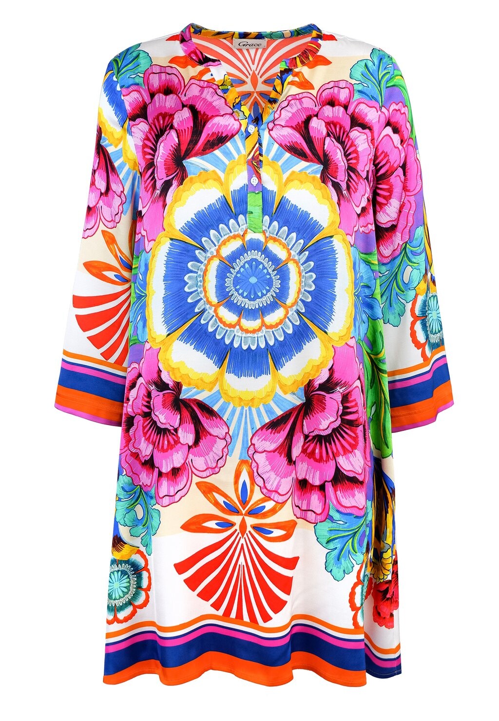 

Дневное платье FLOWERS ORNAMENT Grace, мультиколор