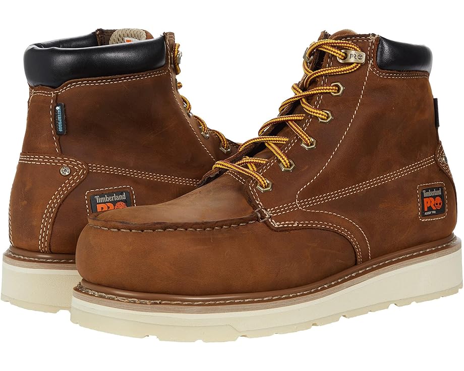 Ботинки Timberland PRO Gridworks 6" Alloy Safety Toe Waterproof, цвет Golden Brown1