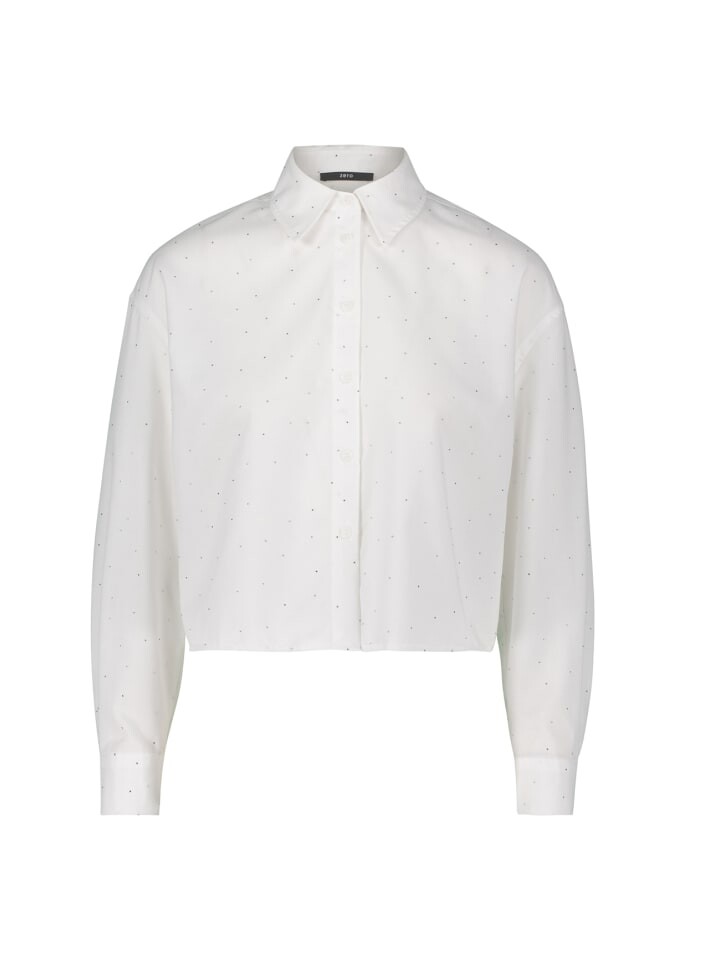 

Блуза Zero Bluse mit Strasssteinen, цвет WhiteSilver